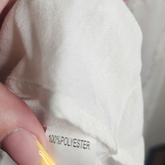 Whyte Valentyne floral cutout dress Red white midi - Picture 4 of 5